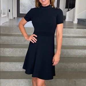 SANDRO Paris black stretch dress